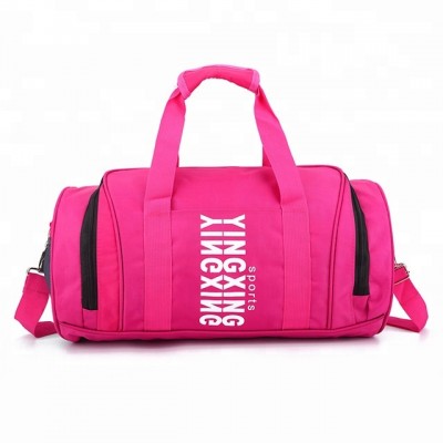 Polyester material handle ladies sports outdoor bag travel bags