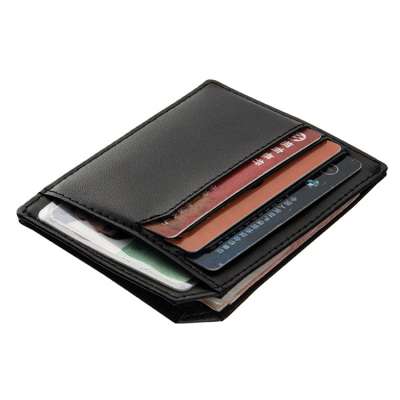 2020 handmade mens credit card small slim leather wallet