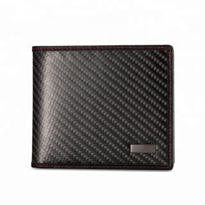 2020 Newly Customized Best Brands Rfid Mens Carbon Fiber Wallet